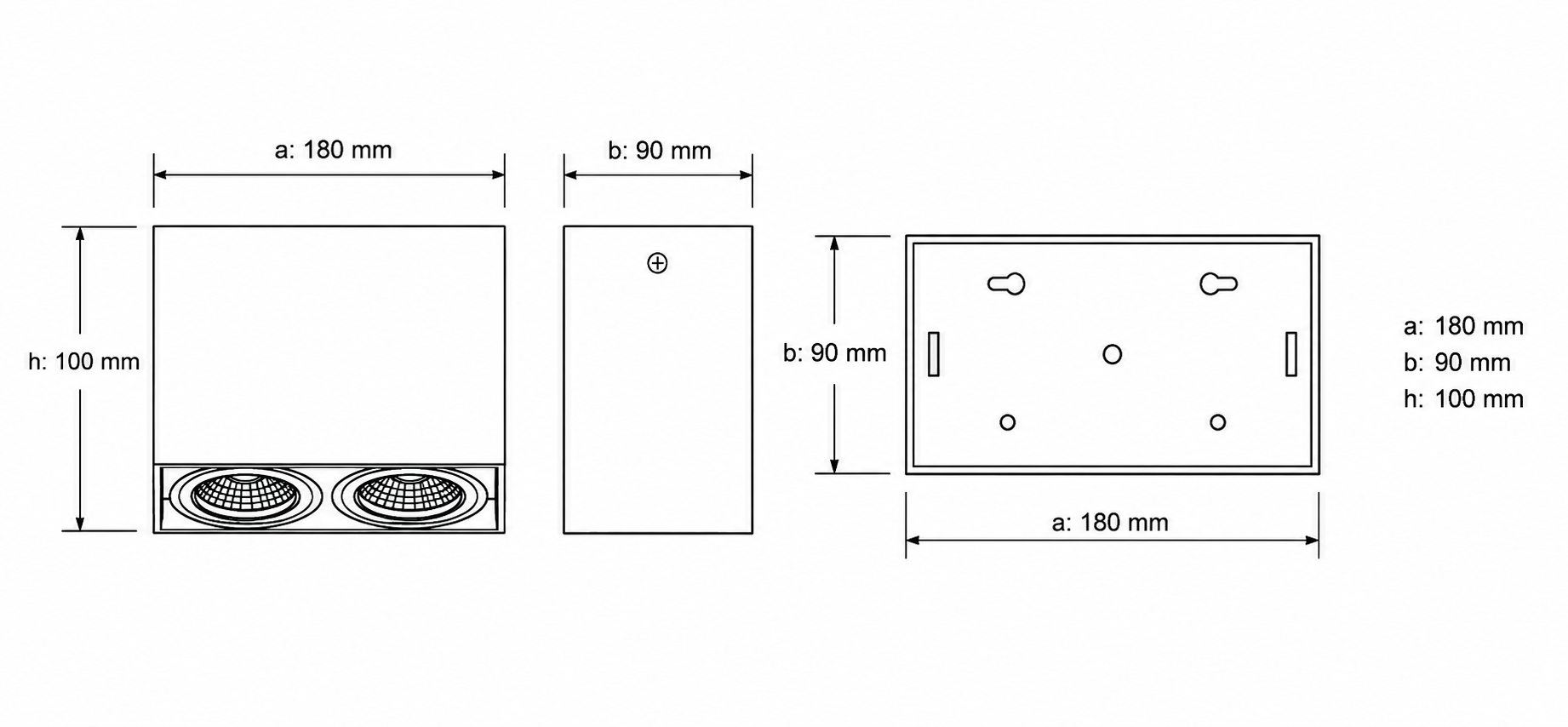 TİRE-T10 Surface Mounted Lighting - Görsel 2